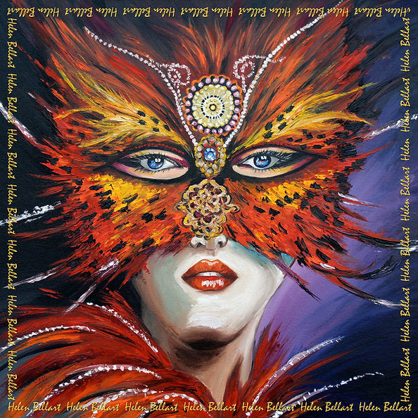 Venetian Mask Silk