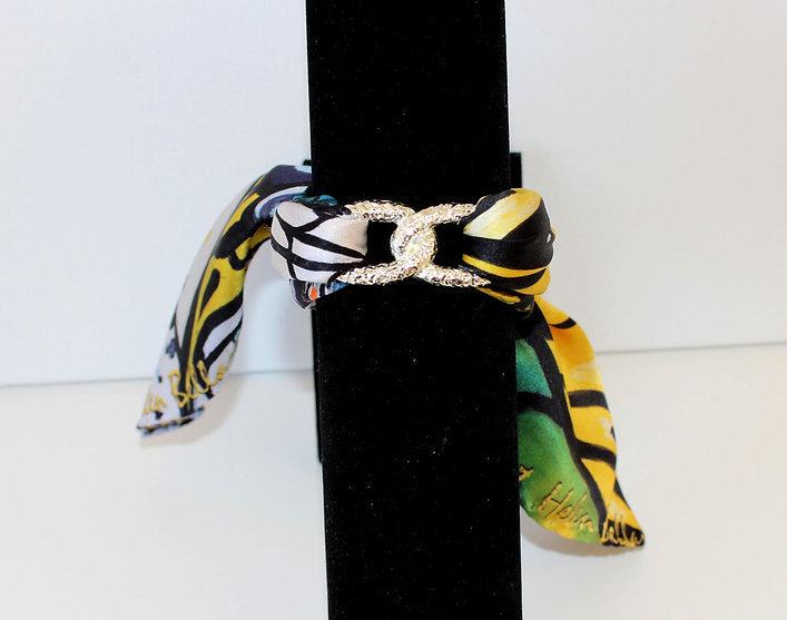 Trapped Butterfly Silk bracelet