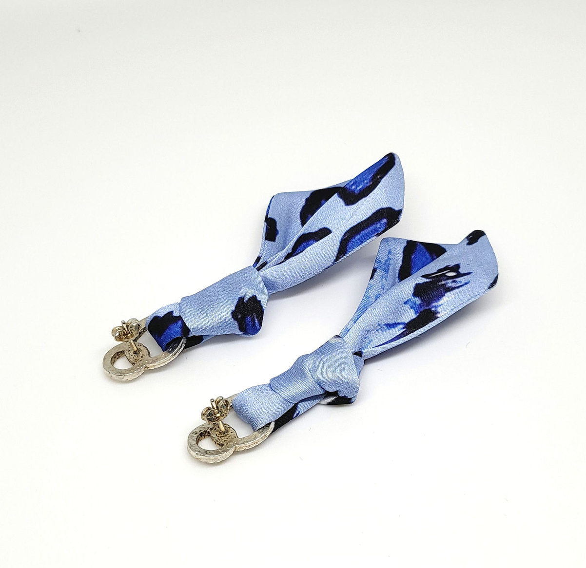 Sky Blue Leopard earrings