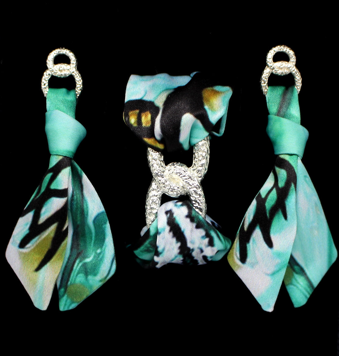 Conjunto de caballito de mar negro