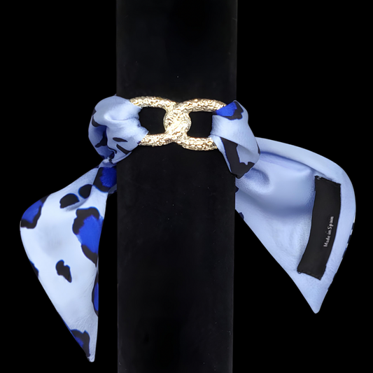 Conjunto de leopardo azul cielo