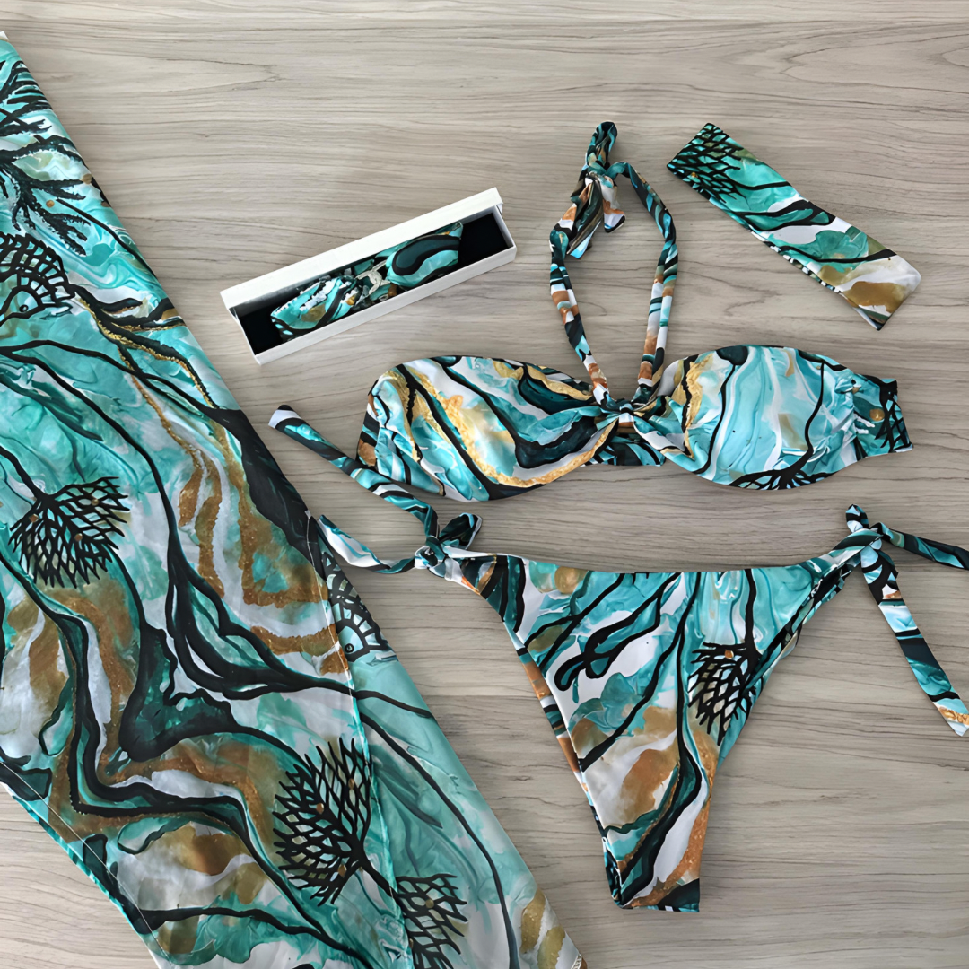 Black Seahorse bikini