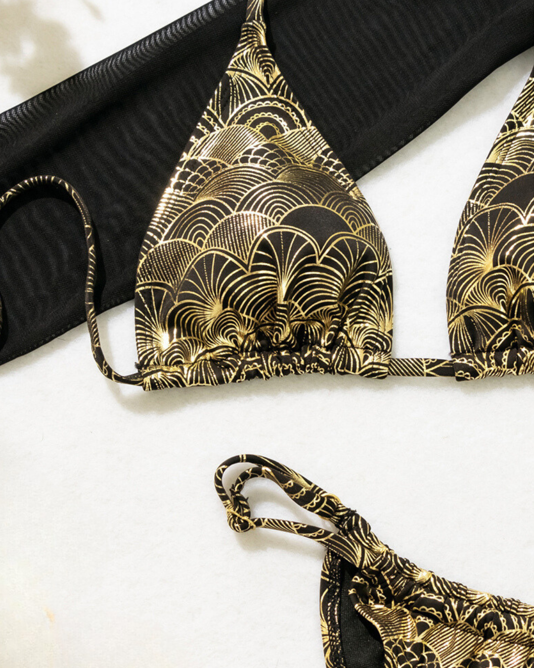 Midnight Gold bikini set