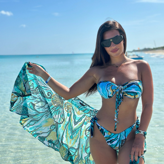 Pareo Caballito de Mar Negro