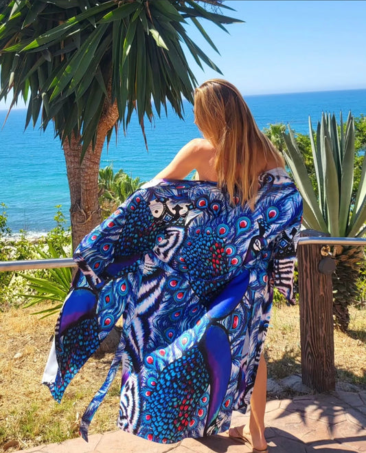 Quimono tigre y pavo real