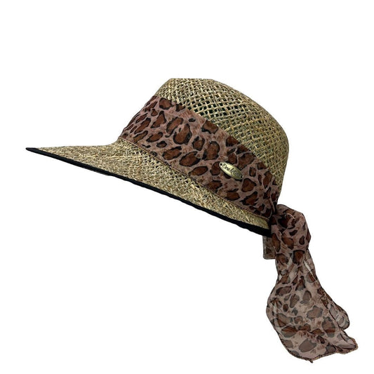 Yute Viseron con banda de leopardo