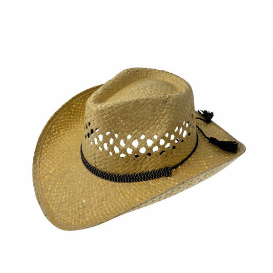 Vaquero beige con banda negra