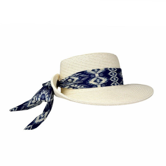 Lazo de cinta azul marfil de Viseron