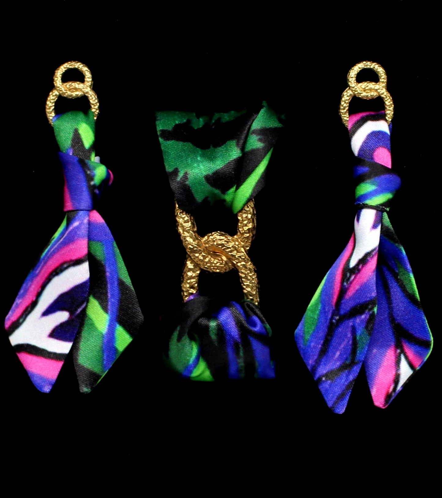 Purple Peacock & Tiger bracelet