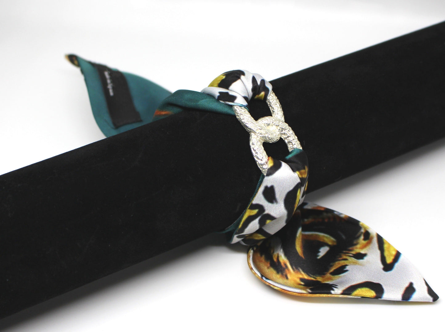 Gold Leopard Infinity Bracelet