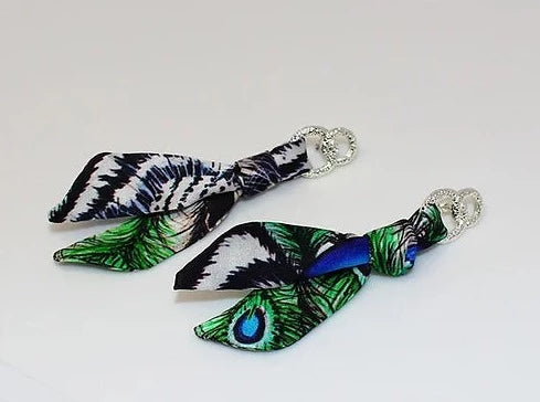 Pendientes Tigre Blanco