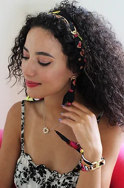 Gold Leopard earrings