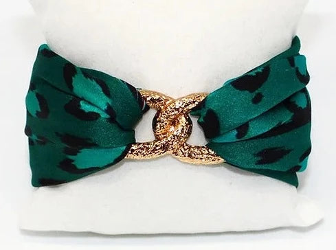 Esmeralda Leopard Infinity bracelet