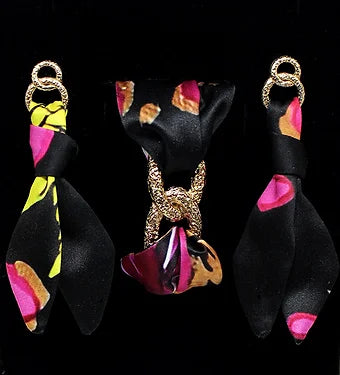 Gold Leopard earrings