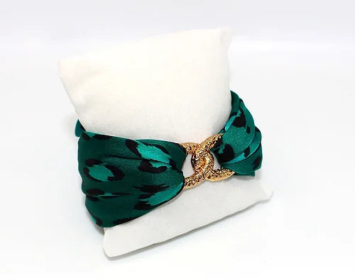 Pulsera Esmeralda Leopardo Infinito