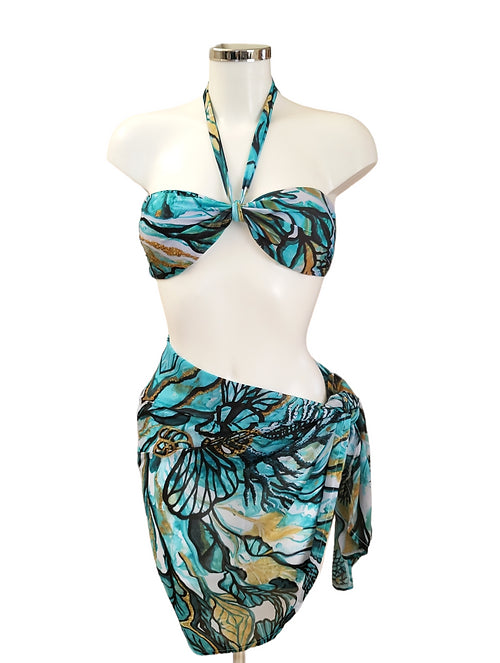 Bikini caballito de mar negro