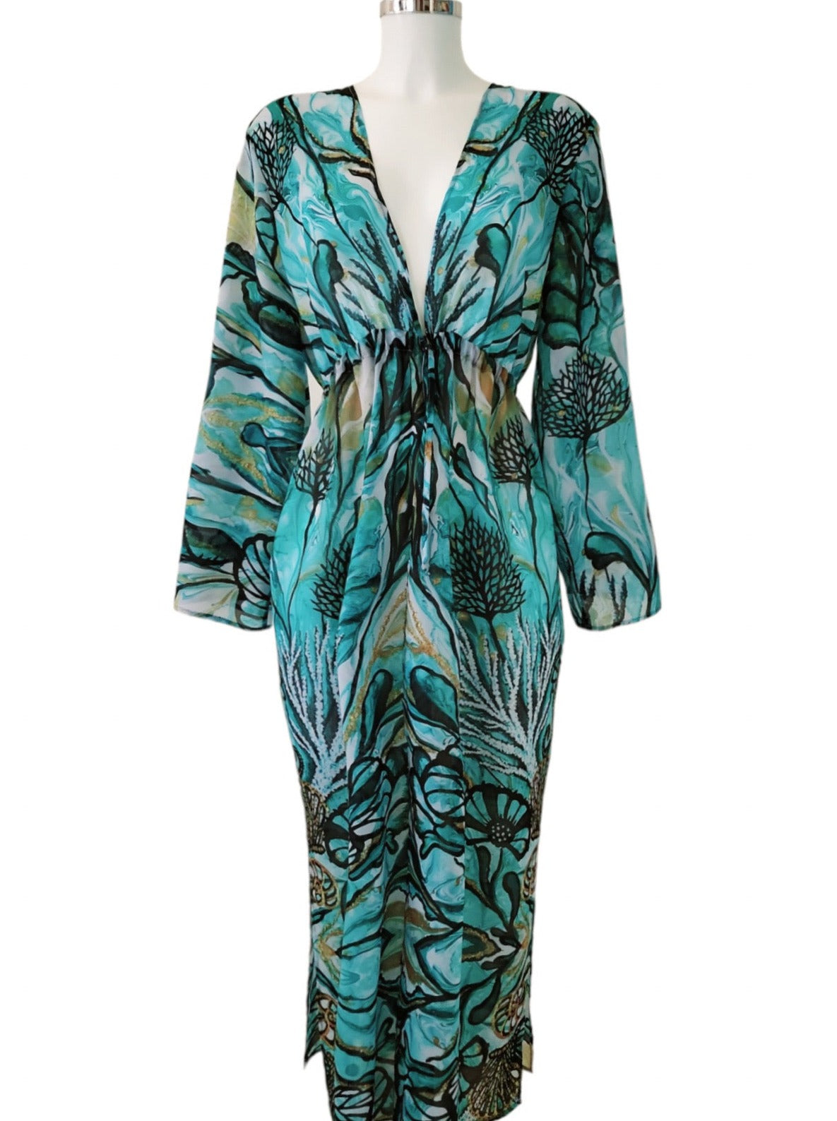 Black Seahorse kaftan