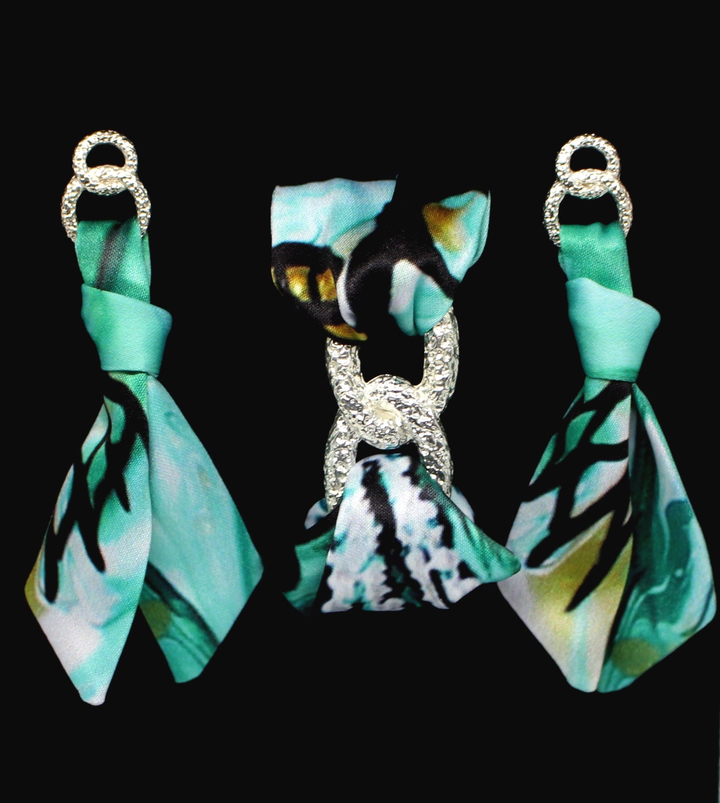 Pendientes Caballito de Mar Negro