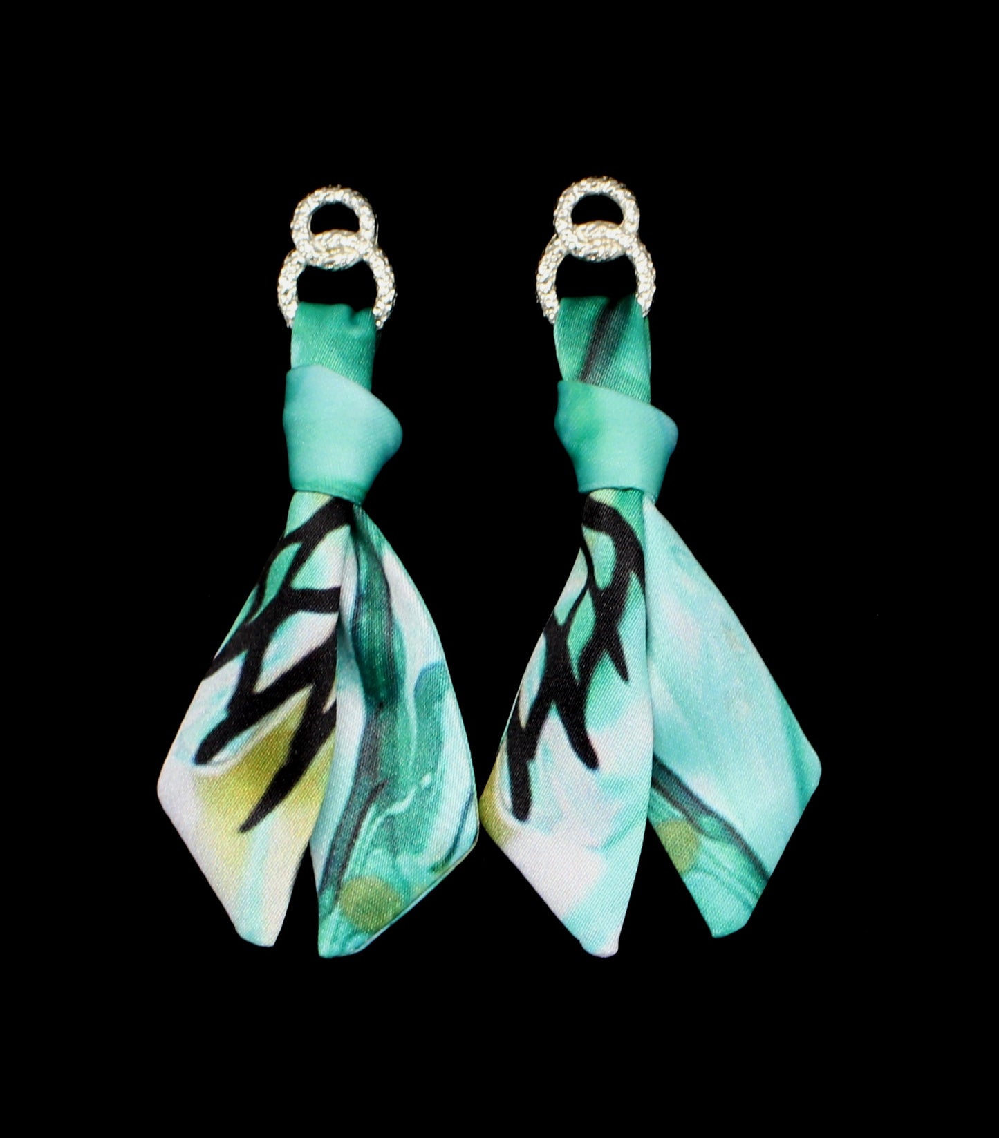 Pendientes Caballito de Mar Negro