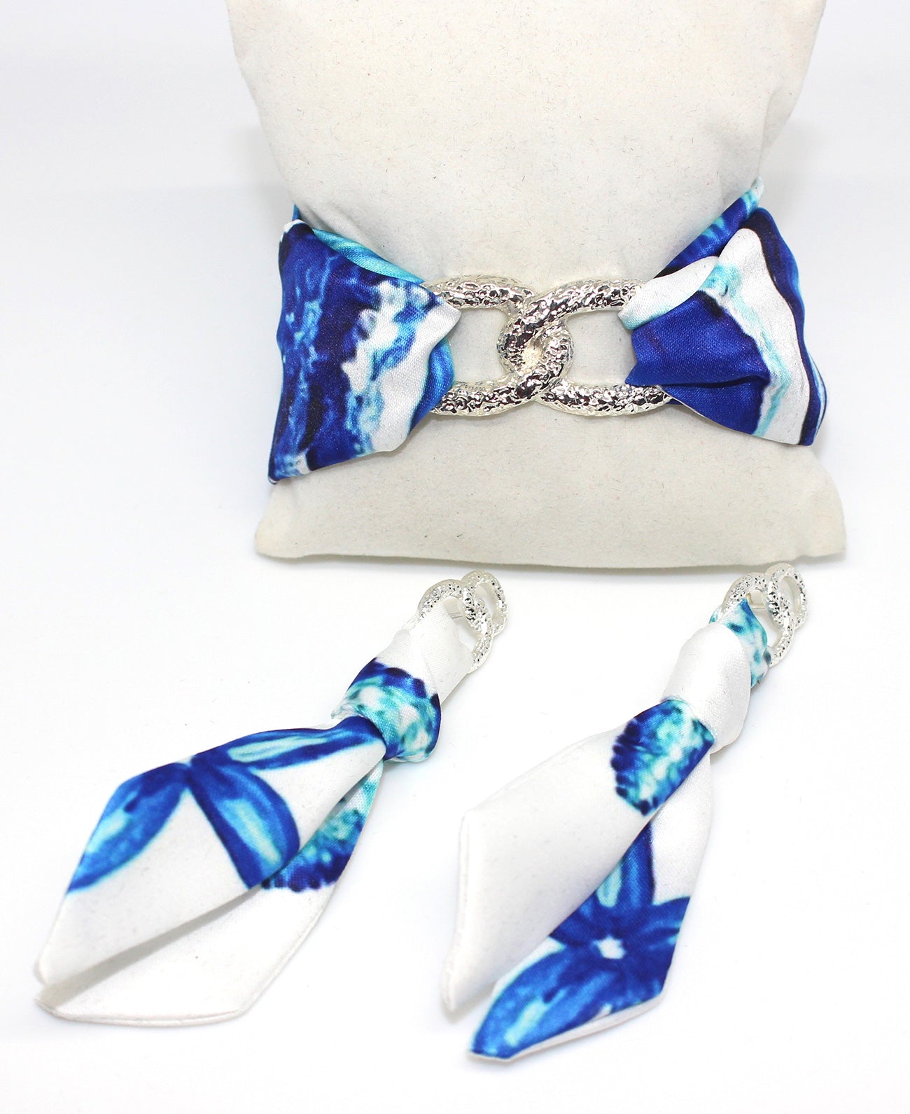 Blue Seahorse earrings