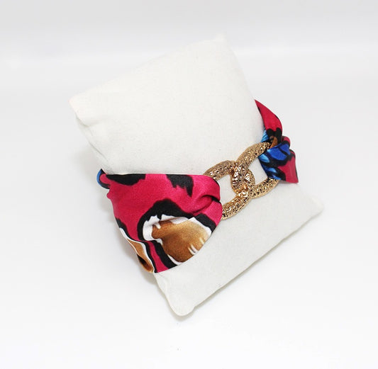 Pulsera Infinito Leopardo Caramelo