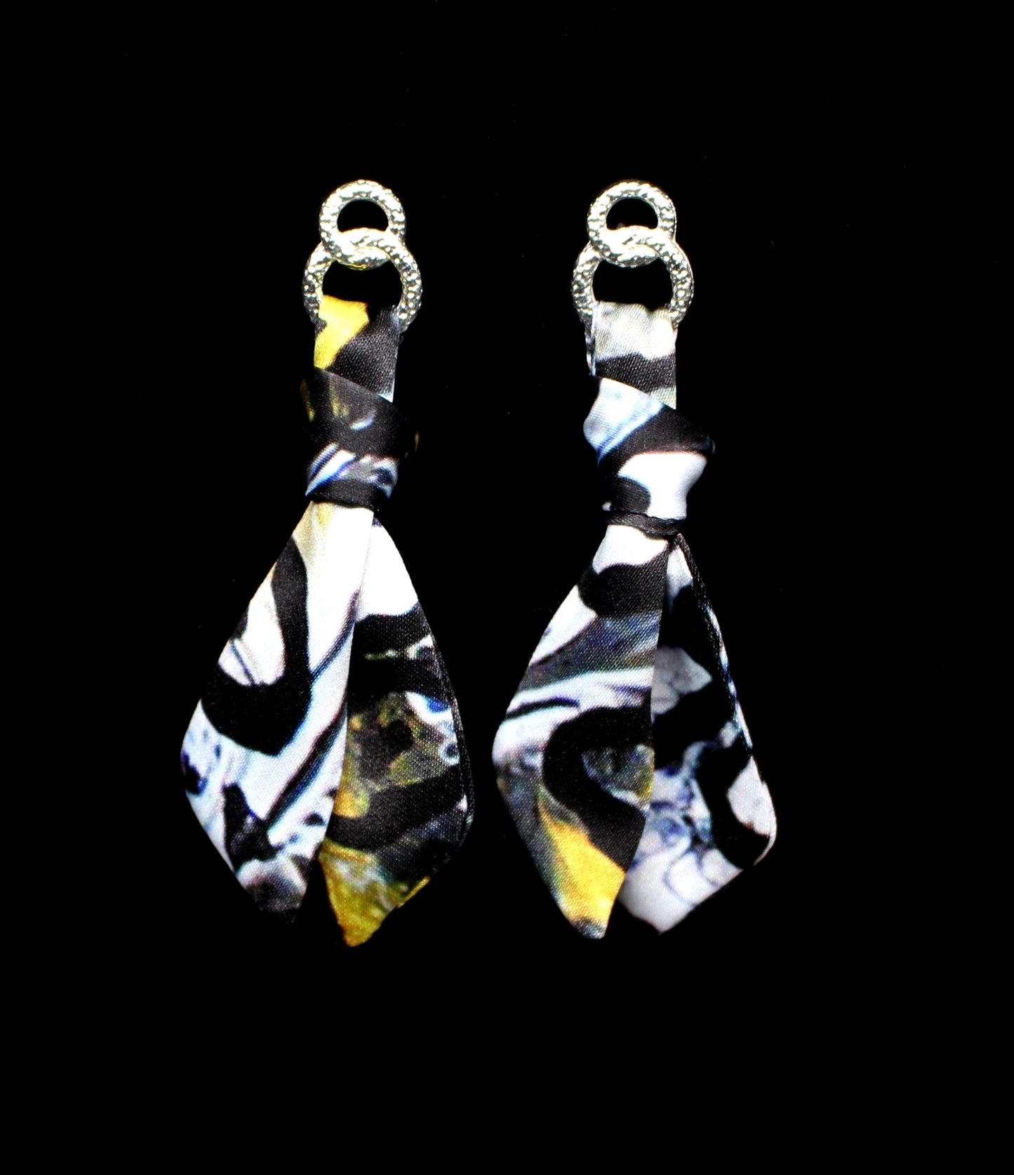 Gold Butterfly & Leopard earrings