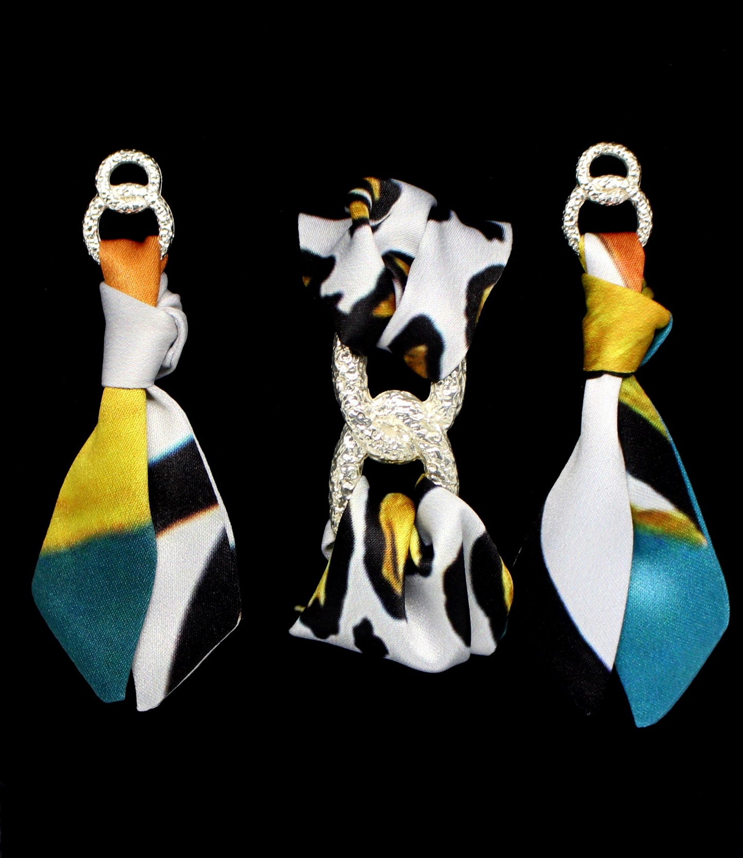 Gold Leopard earrings
