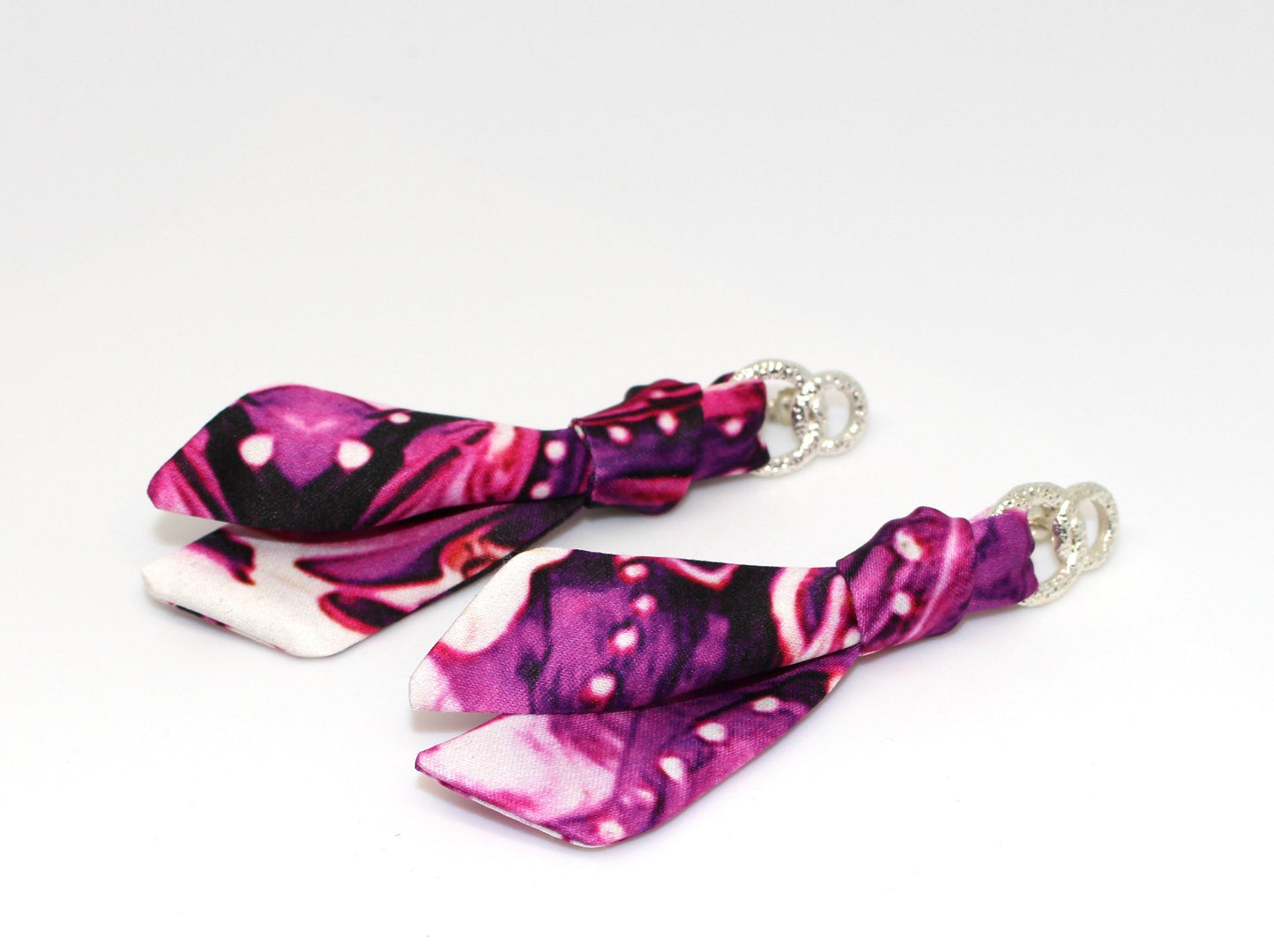 Purple Seahorse earrings