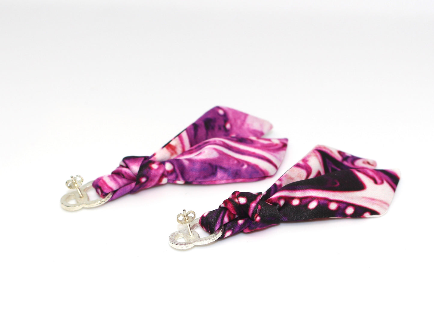 Purple Seahorse earrings