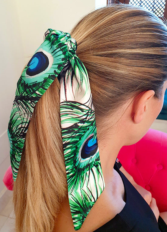 White Tiger Scrunchie