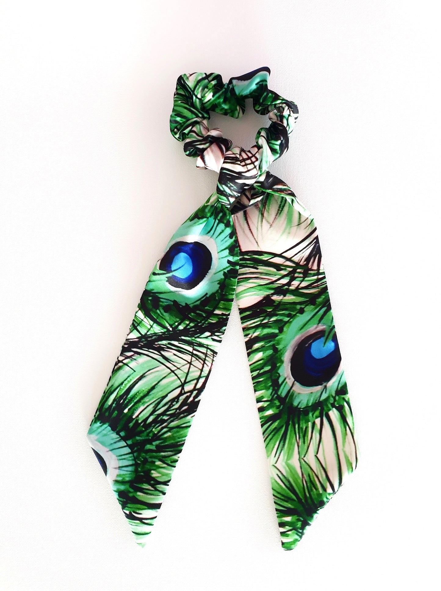 White Tiger Scrunchie
