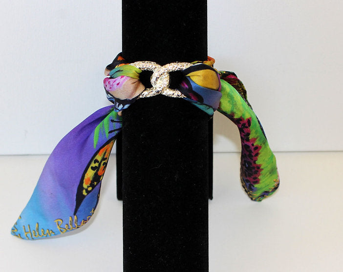 Pulsera de seda mariposa