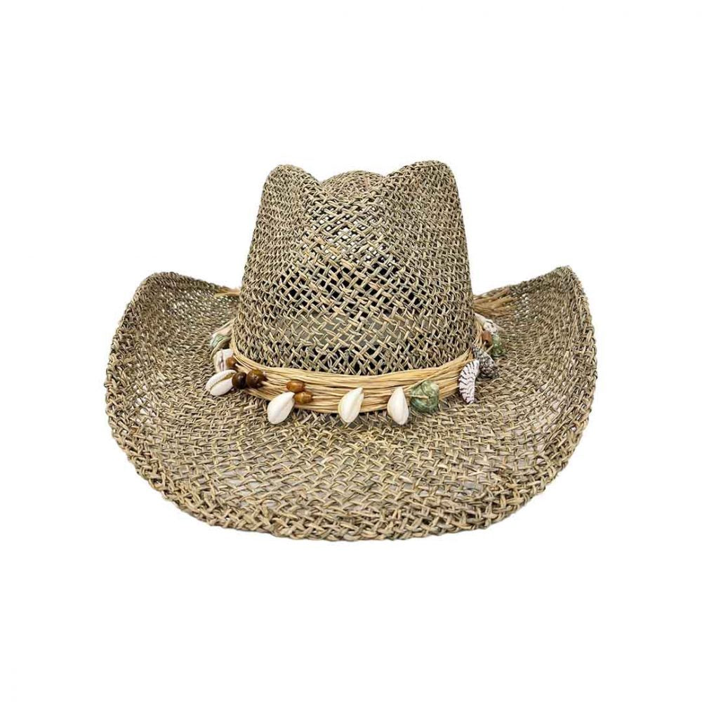 Yute vaquero con banda de conchas