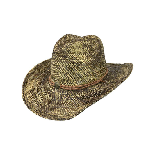 Cowboy Straw with Braided Band