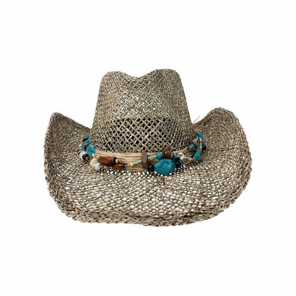 Yute vaquero con piedras azules