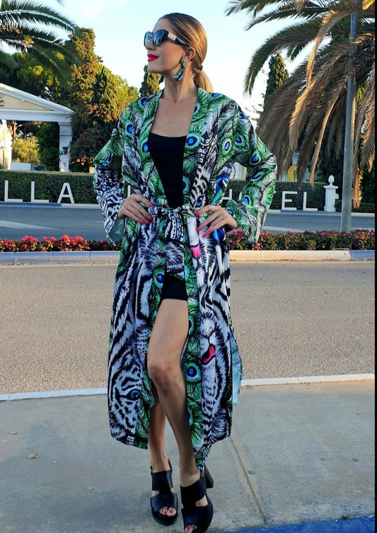 White tiger kimono