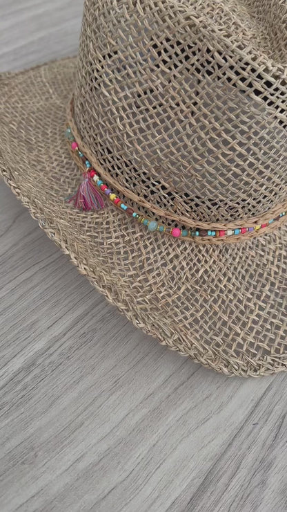 Safari Rose bikini + Cowboy Jute