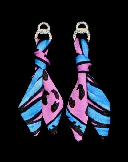 Pendientes de leopardo dulce